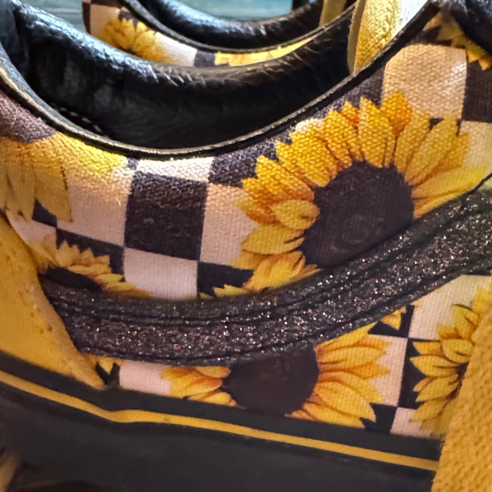 Vans  Sunflower Checkered Sneakers - Picture 4 of 7
